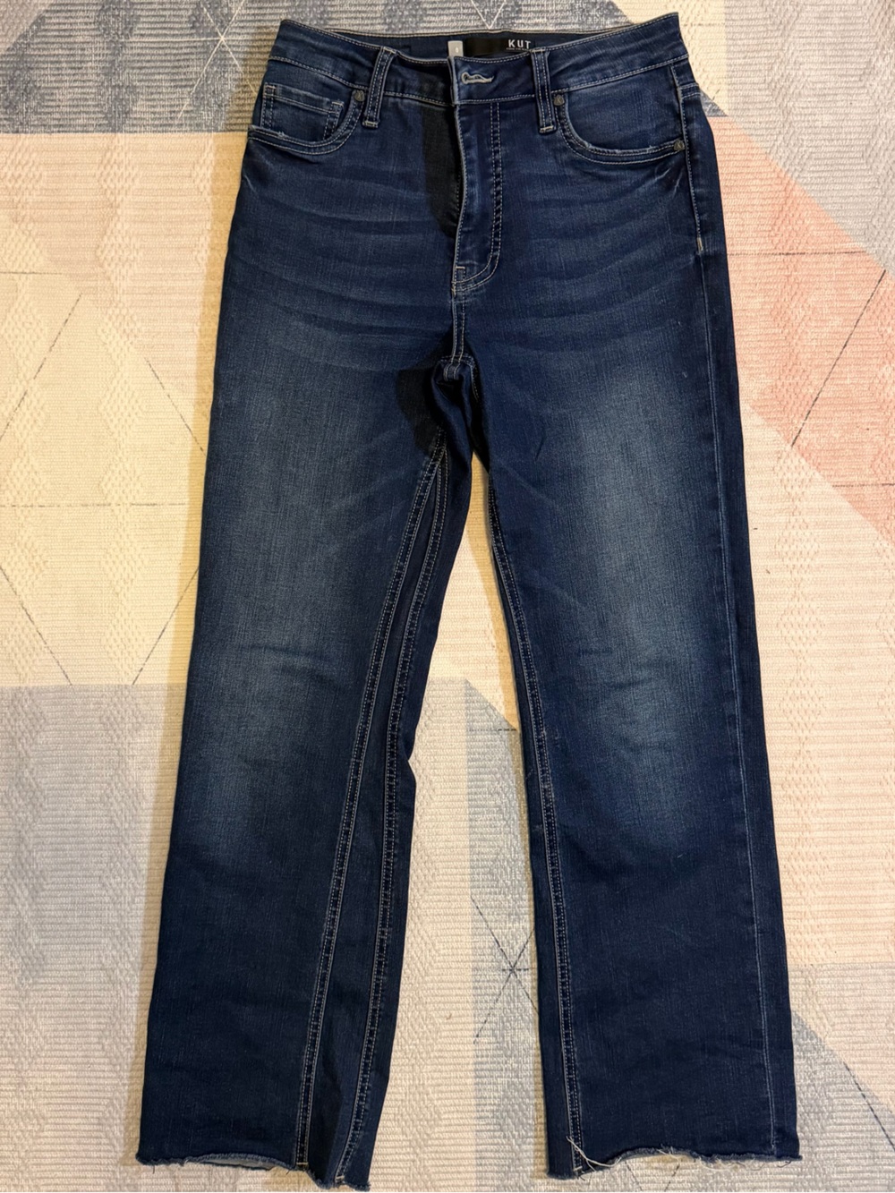 Kut from the Kloth Dark Wash Straiggt Jeans size 0
